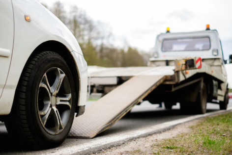 Voiture en panne couverte par une assurance temporaire auto
